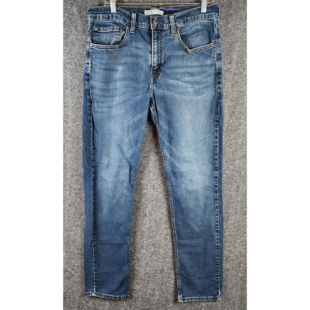 Signature by Levi Strauss Jeans Mens 34x32 Slim Blue Medium Wash Denim EUC